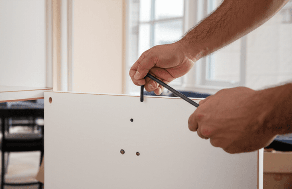 Professional furniture assembly project by RenoHouse in Pickering — furniture assembly service near me