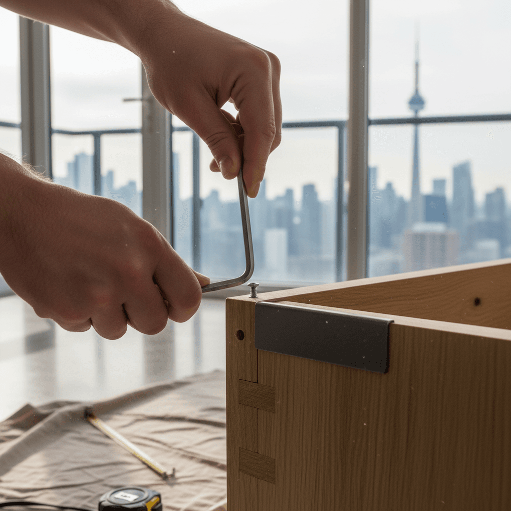 Professional furniture assembly project by RenoHouse in Toronto — furniture assembly service near me