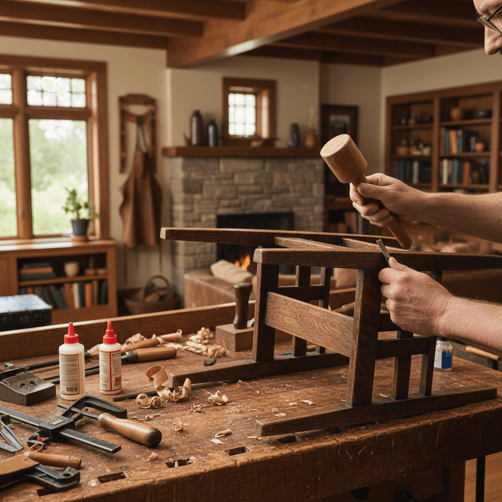 Professional furniture repair project by RenoHouse in Aurora — quality workmanship