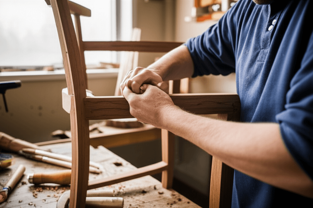 Professional furniture repair project by RenoHouse in Brampton — quality workmanship