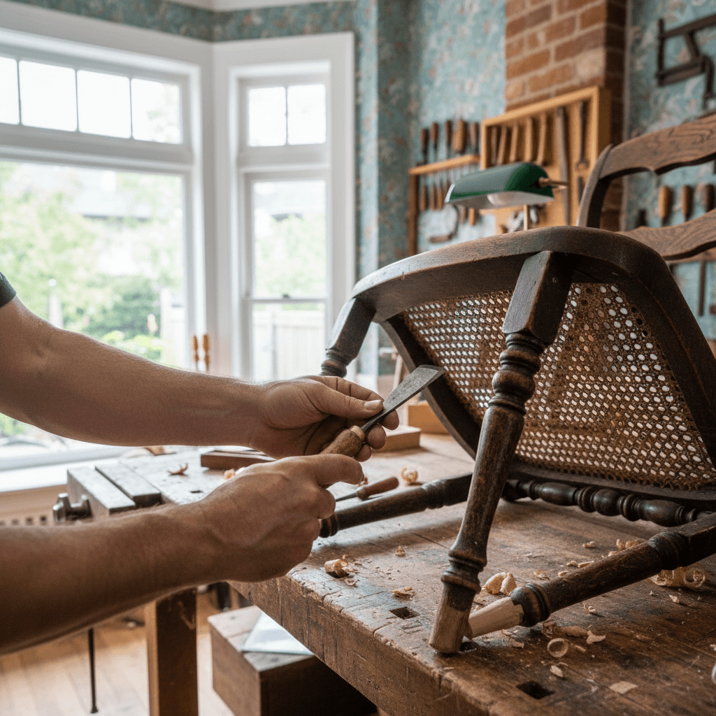 Professional furniture repair project by RenoHouse in Oshawa — quality workmanship
