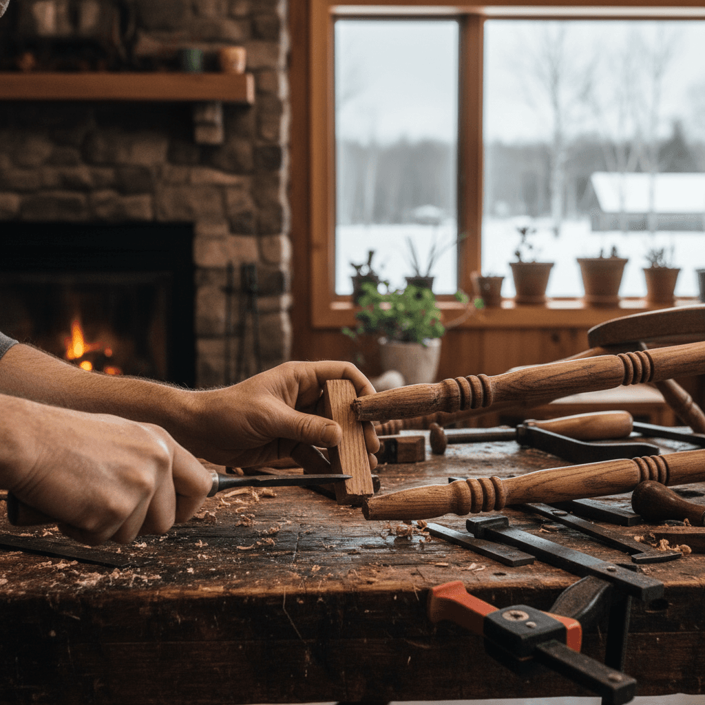 Professional furniture repair project by RenoHouse in Uxbridge — quality workmanship