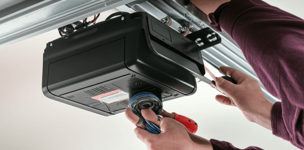 Professional garage door opener project by RenoHouse in Etobicoke — exterior doors