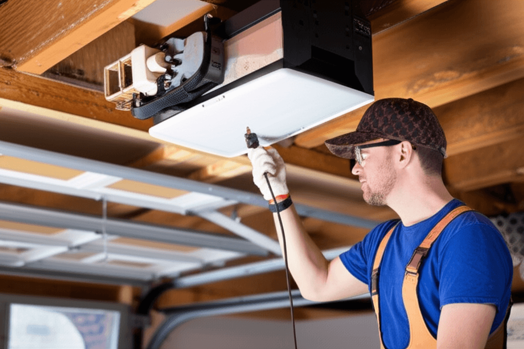 Professional garage door opener project by RenoHouse in Oshawa — exterior doors