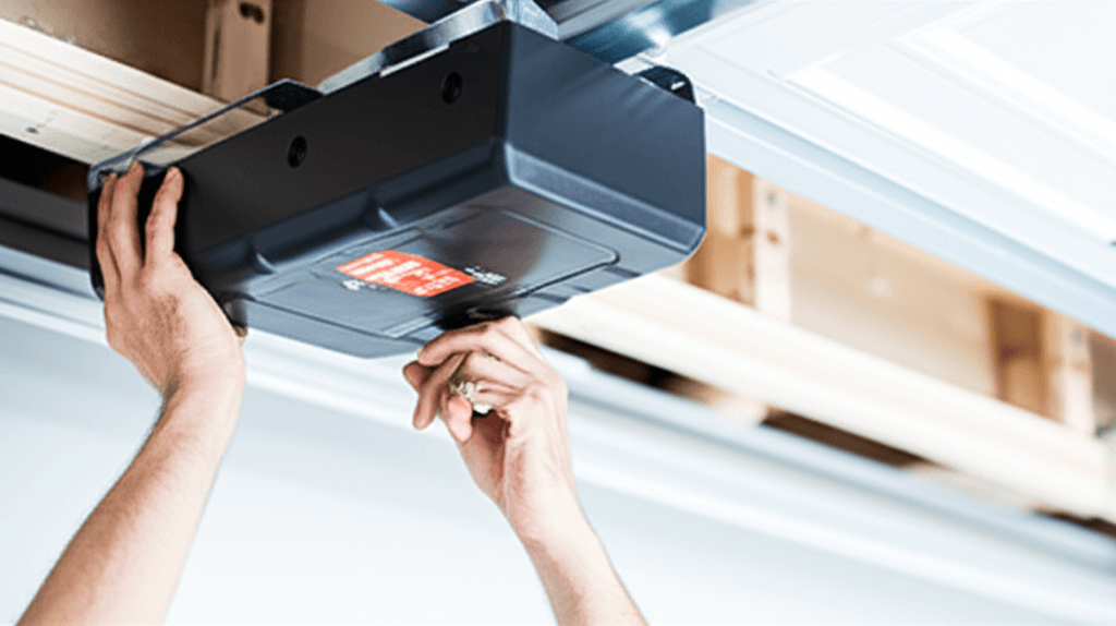 Professional garage door opener project by RenoHouse in Pickering — exterior doors