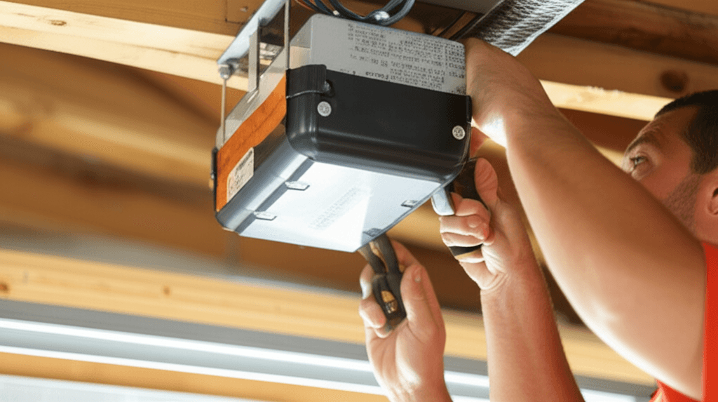 Professional garage door opener project by RenoHouse in Scarborough — exterior doors