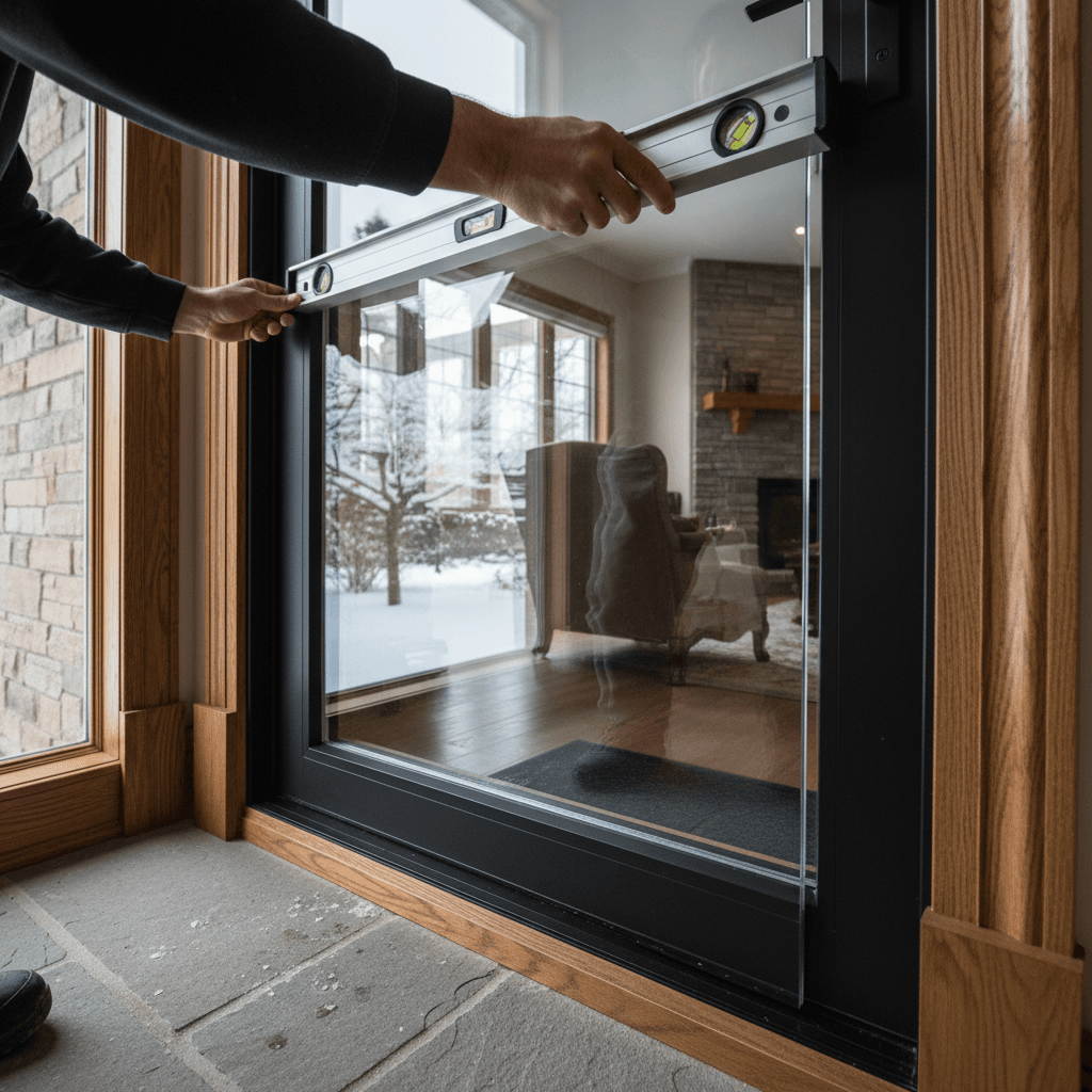 Professional glass door installation & repair project by RenoHouse in Stouffville — exterior doors