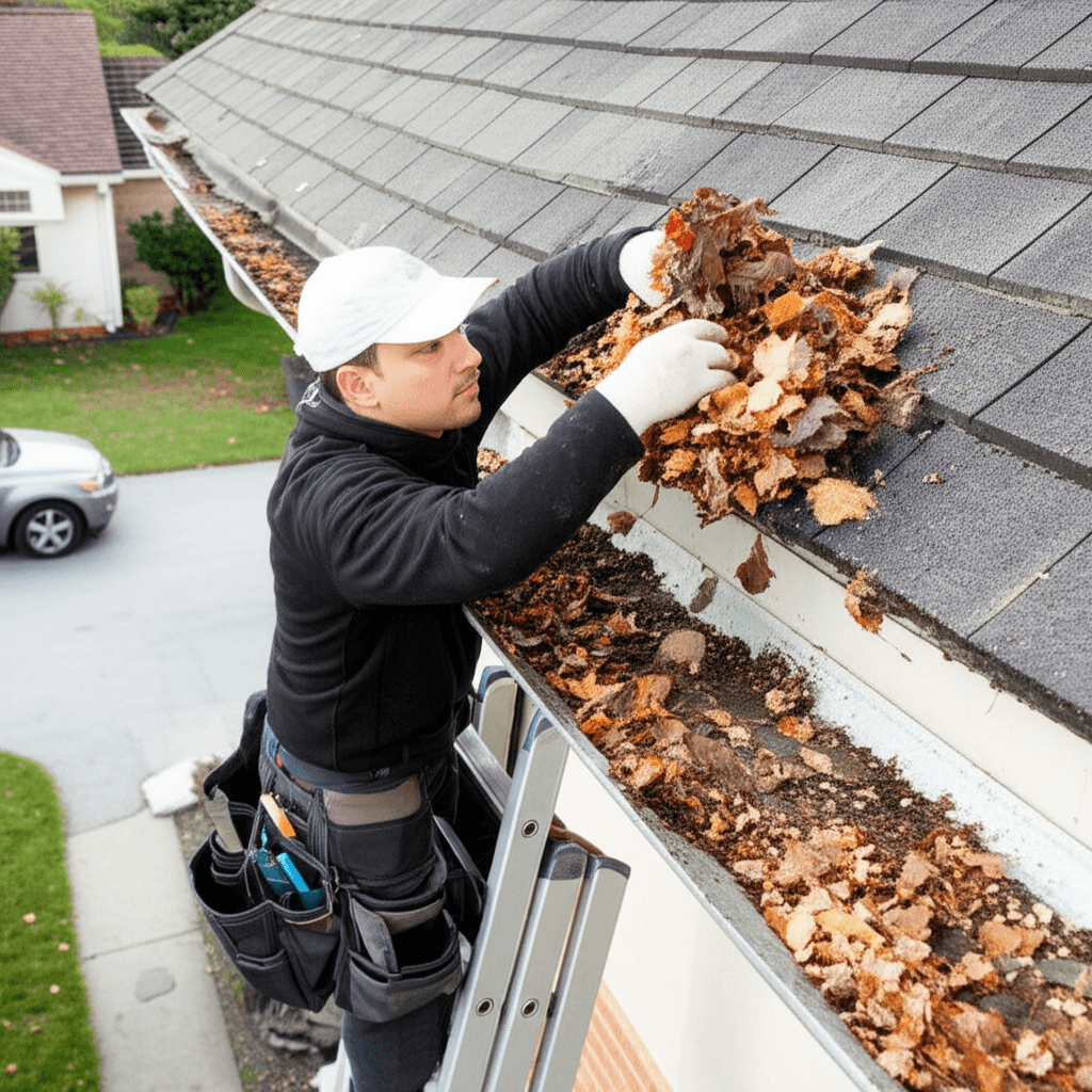 Gutter Cleaning in Ajax