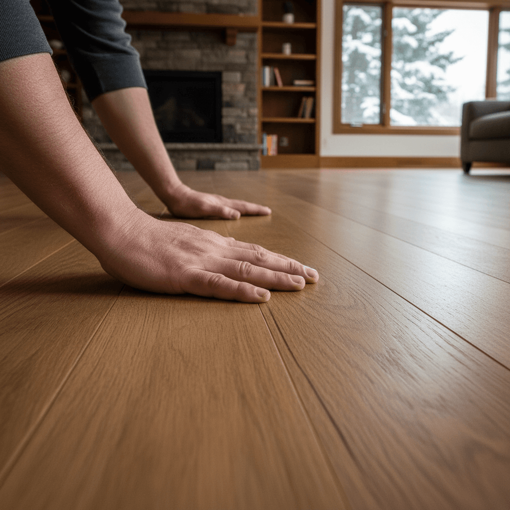 Professional hardwood flooring installation project by RenoHouse in Aurora — hardwood floors