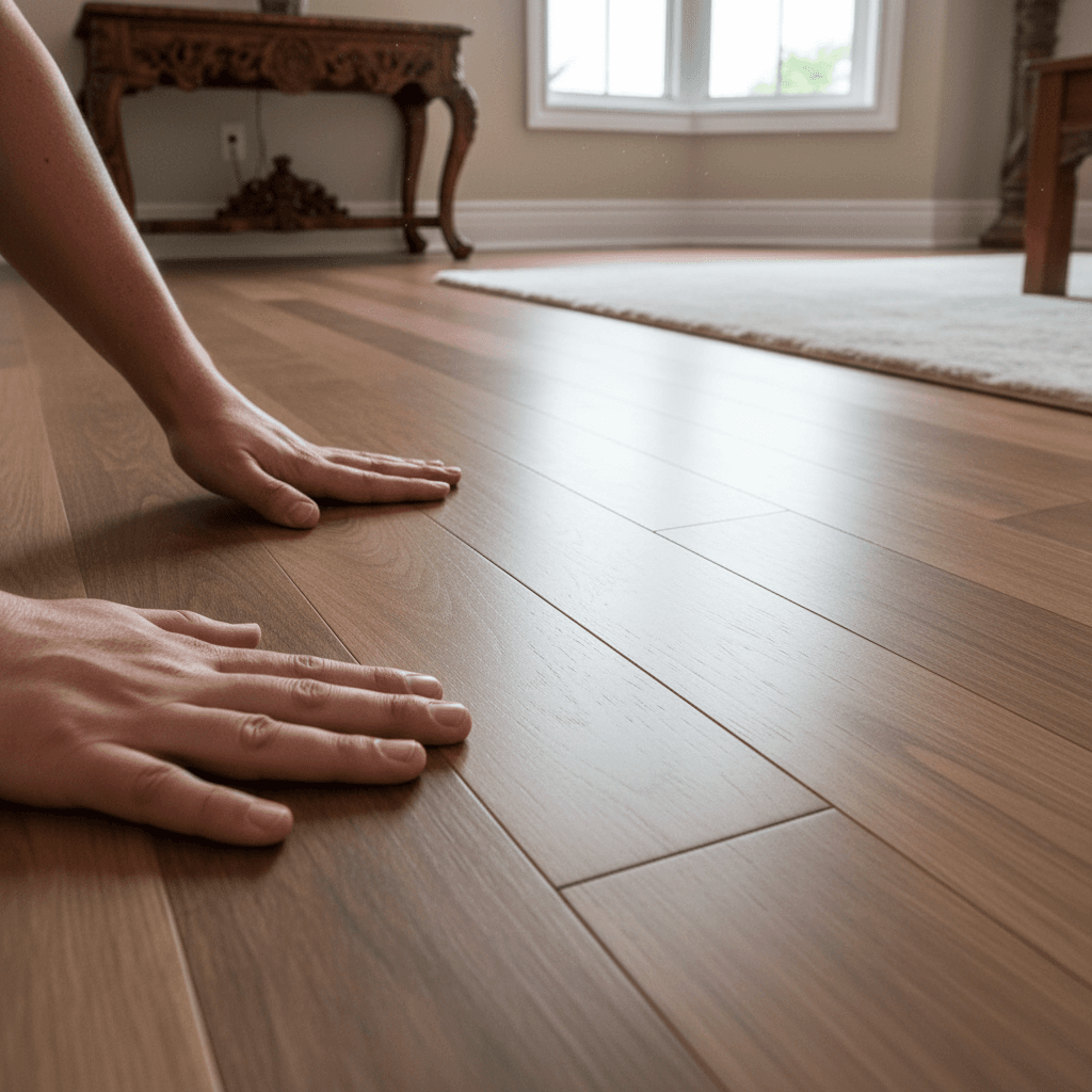 Professional hardwood flooring installation project by RenoHouse in Vaughan — hardwood floors