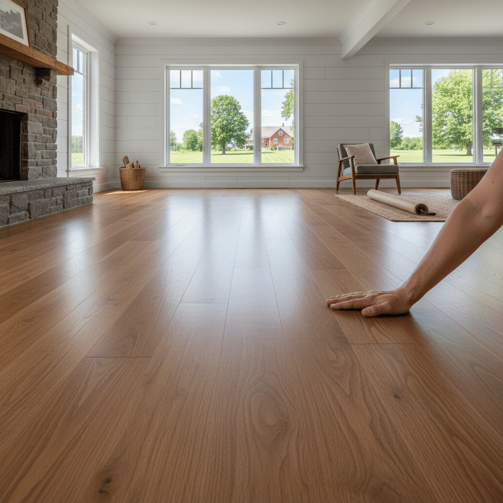 Hardwood Flooring Installation services in Clarington — licensed engineered hardwood near me