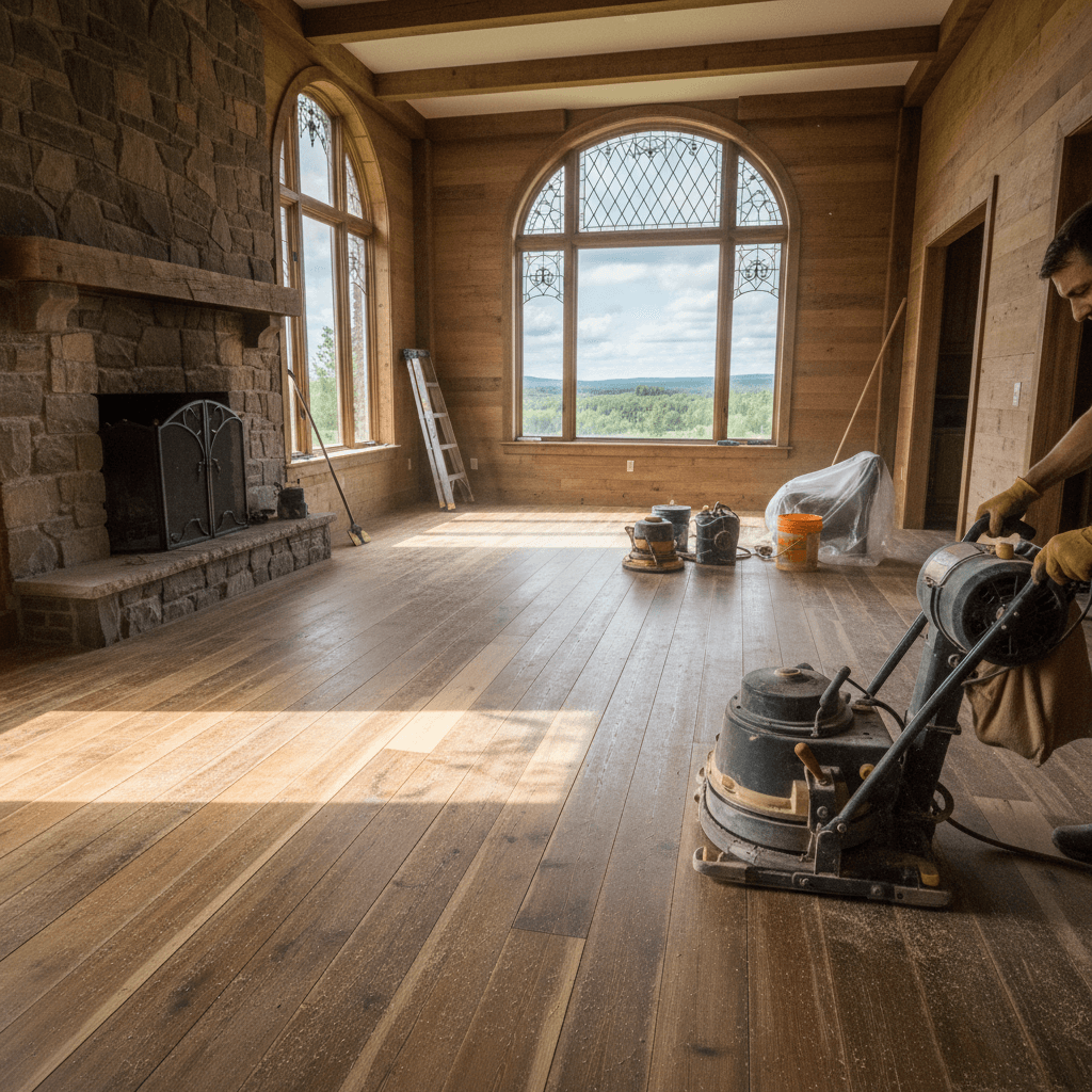 Hardwood Floor Refinishing services in Caledon — licensed refinishing hardwood floors near me