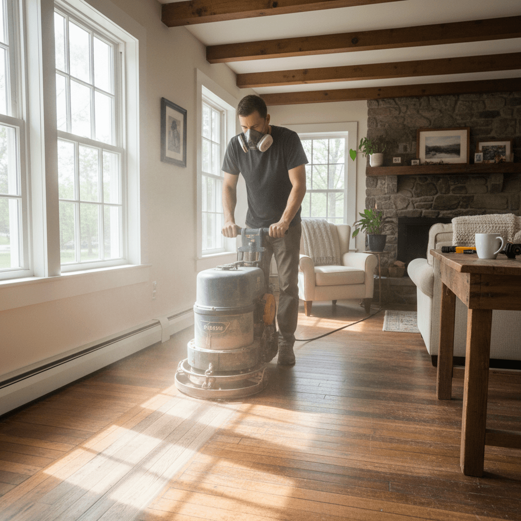 Hardwood Floor Refinishing services in Georgetown — licensed refinishing hardwood floors near me