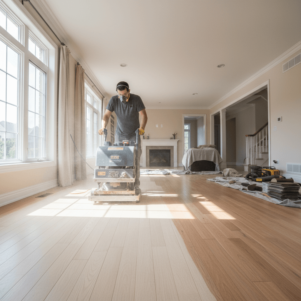 Hardwood Floor Refinishing services in Mississauga — licensed refinishing hardwood floors near me