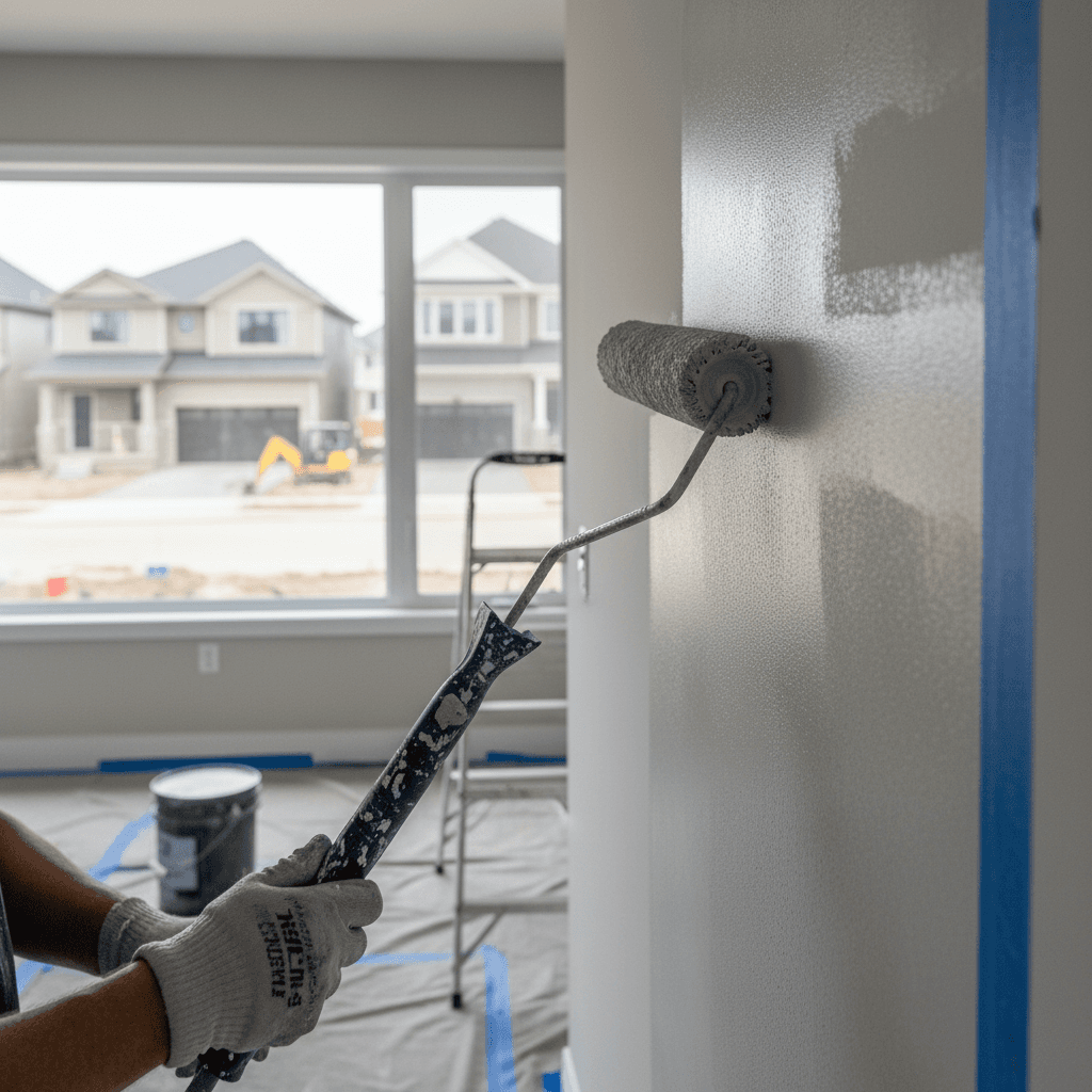 Professional house painting services project by RenoHouse in Ajax — home painting