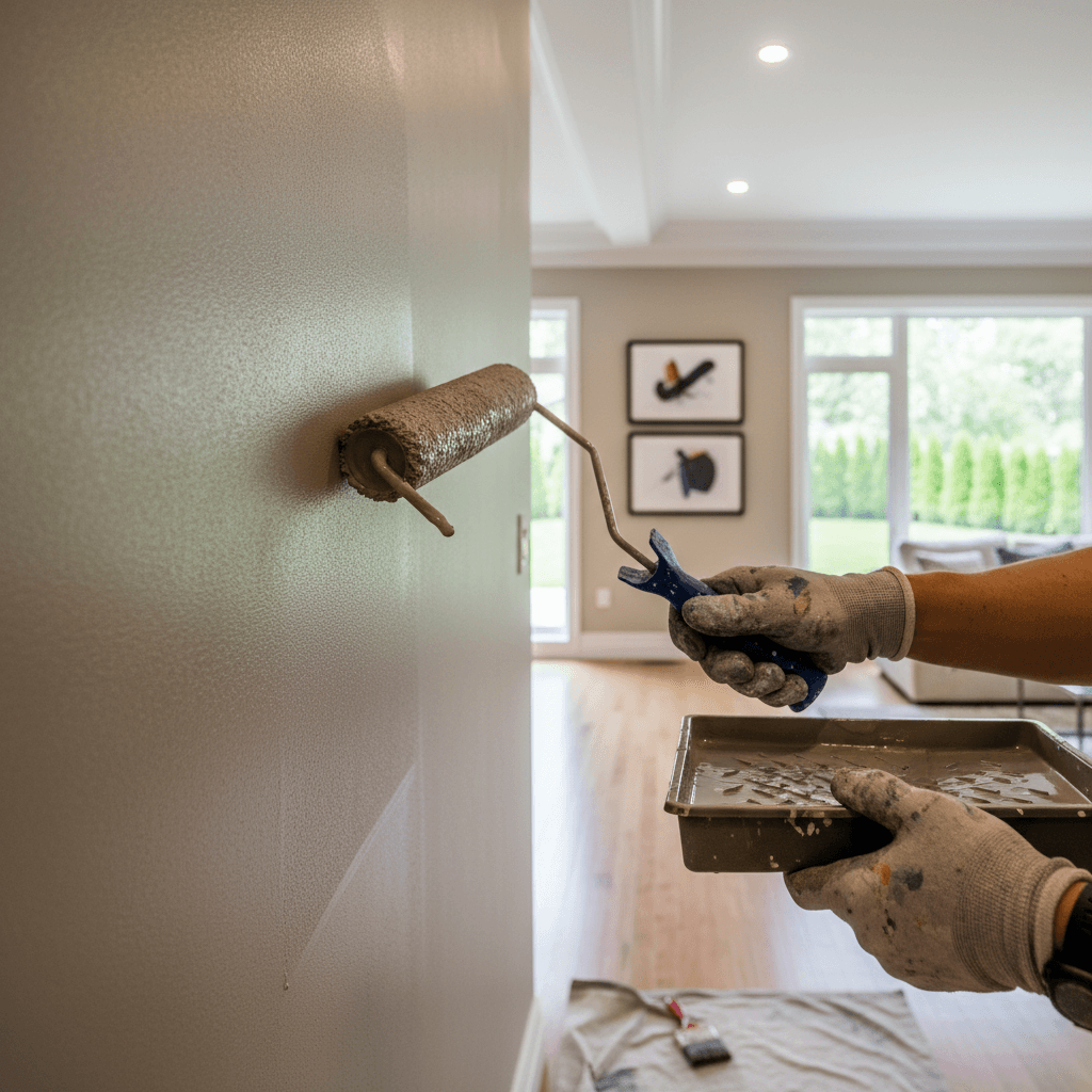 Professional house painting services project by RenoHouse in Richmond Hill — home painting