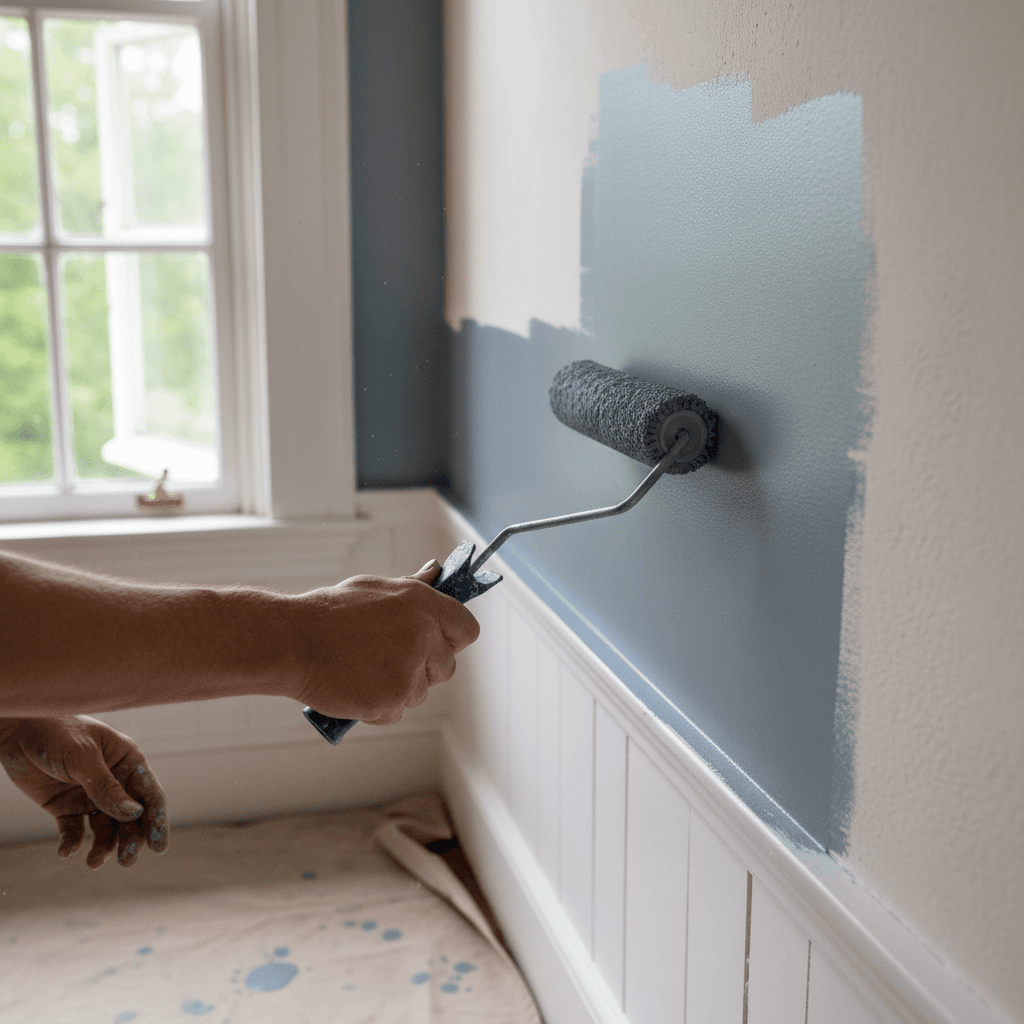Professional interior painting services project by RenoHouse in Newmarket — interior painters