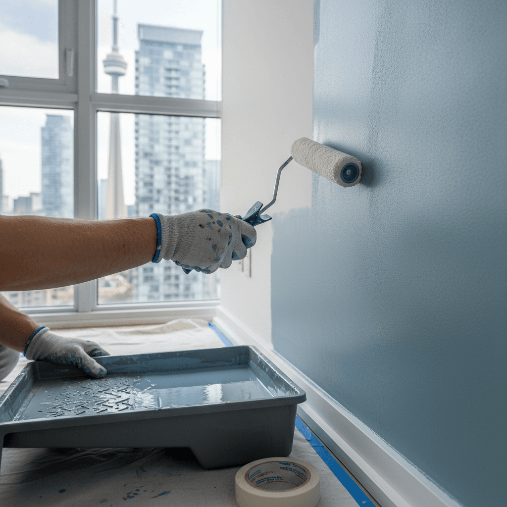 Professional interior painting services project by RenoHouse in Toronto — interior painters