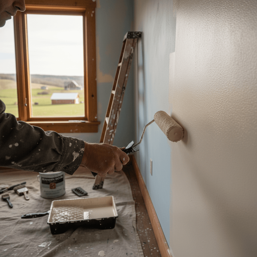 Professional interior painting services project by RenoHouse in Uxbridge — interior painters