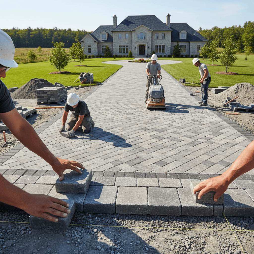 Interlocking Driveway & Patio services in King City — licensed deck near me