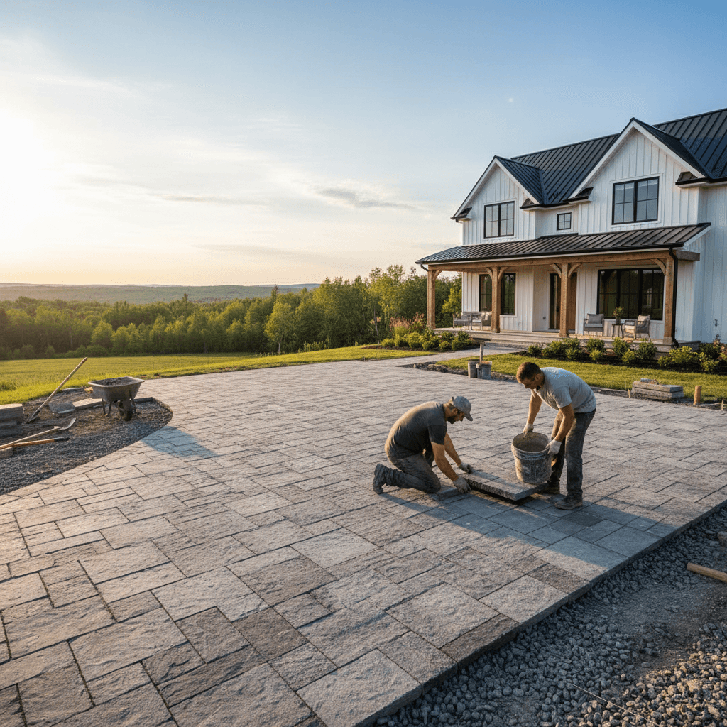 Interlocking Driveway & Patio services in Milton — licensed deck near me