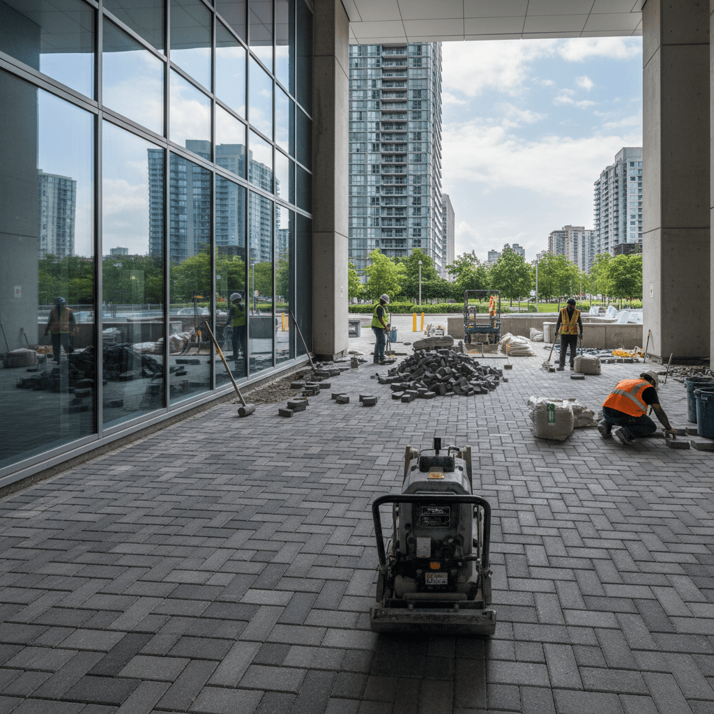 Interlocking Driveway & Patio services in North York — licensed deck near me