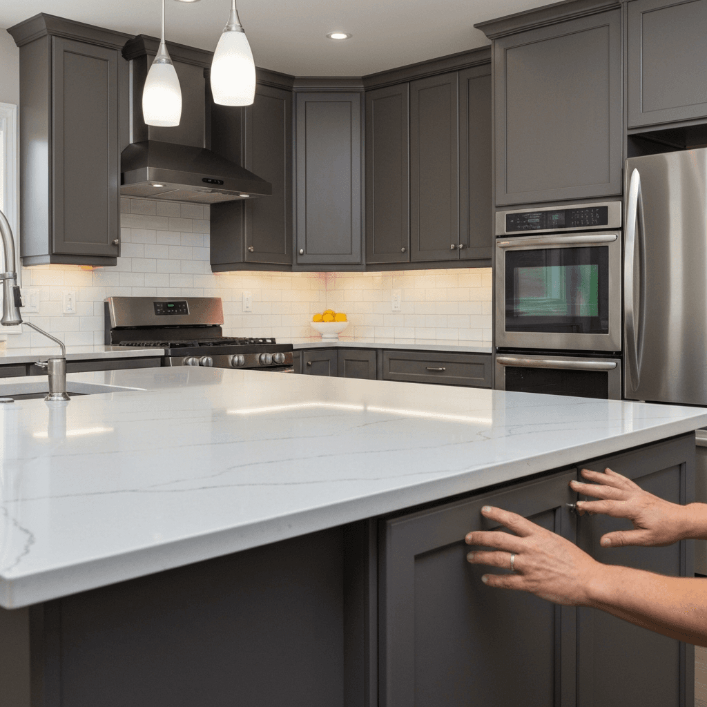 Professional kitchen renovation project by RenoHouse in Mississauga — kitchen contractors