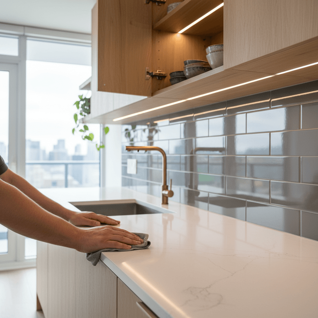 Professional kitchen renovation project by RenoHouse in North York — kitchen contractors