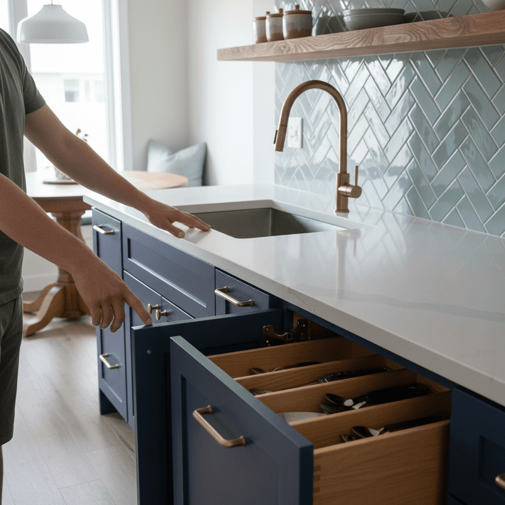 Professional kitchen renovation project by RenoHouse in Whitby — kitchen contractors