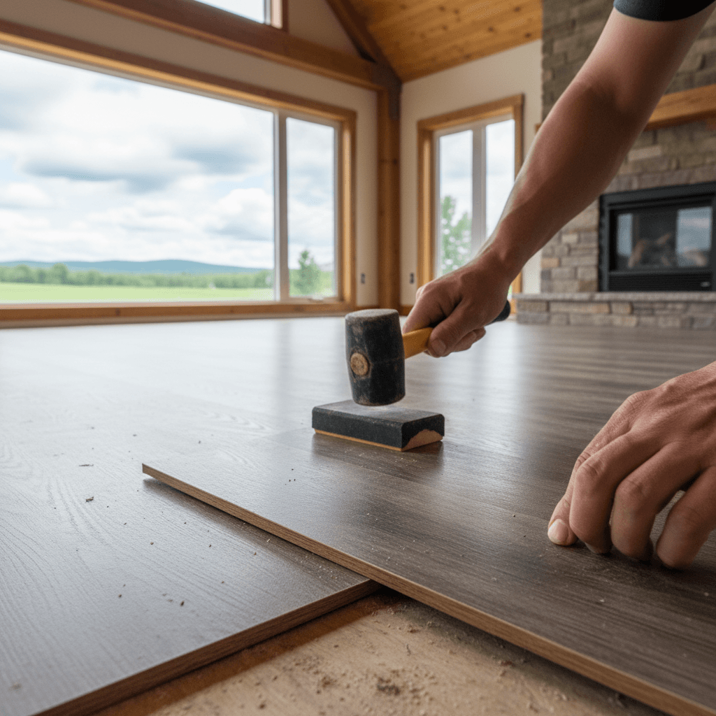 Professional laminate flooring installation project by RenoHouse in Brock — home depot laminate flooring
