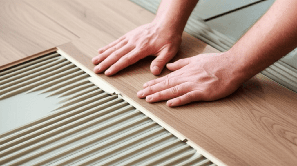 Professional laminate flooring installation project by RenoHouse in Caledon — home depot laminate flooring