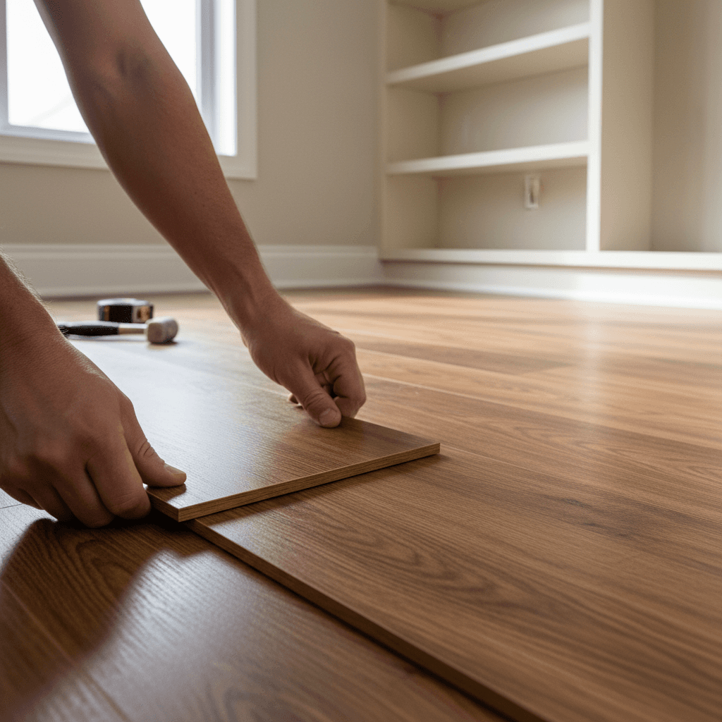 Professional laminate flooring installation project by RenoHouse in Etobicoke — home depot laminate flooring