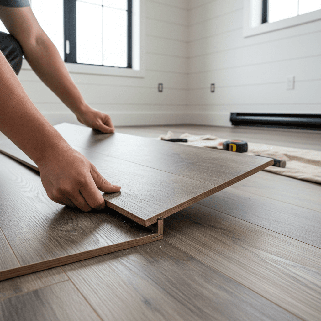 Professional laminate flooring installation project by RenoHouse in Milton — home depot laminate flooring