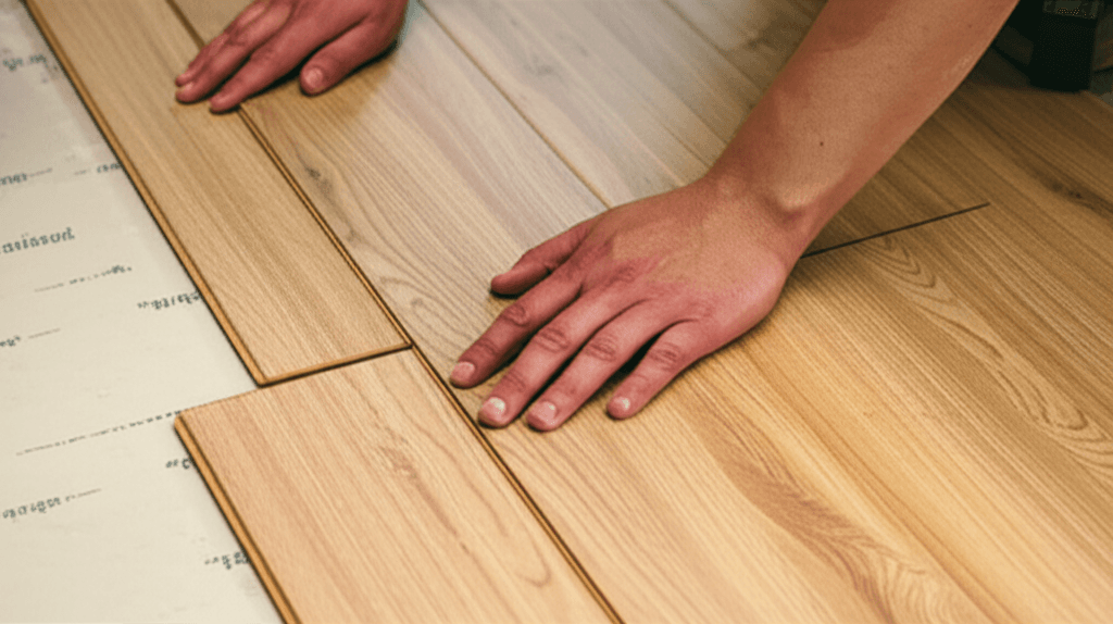 Professional laminate flooring installation project by RenoHouse in Mississauga — home depot laminate flooring