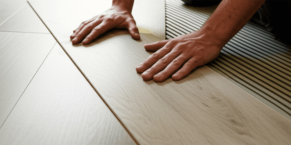 Professional laminate flooring installation project by RenoHouse in Oshawa — home depot laminate flooring