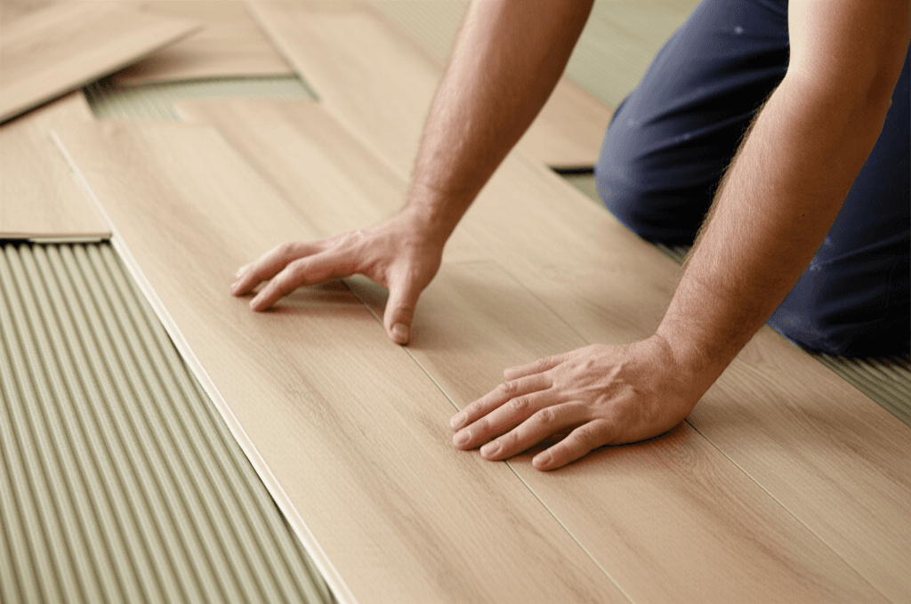 Professional laminate flooring installation project by RenoHouse in Stouffville — home depot laminate flooring