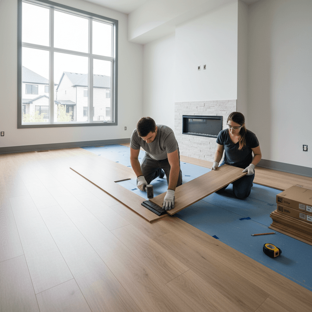 Laminate Flooring Installation services in Markham — licensed laminate near me