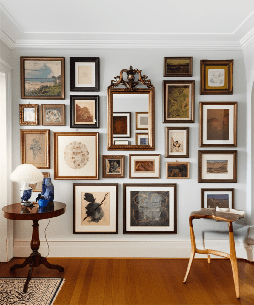 Professional picture & mirror hanging project by RenoHouse in Burlington — picture hanging service toronto