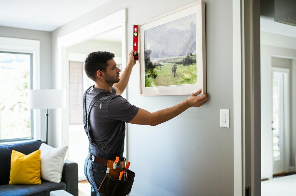 Picture & Mirror Hanging services in Mississauga — licensed mirror hanging near me