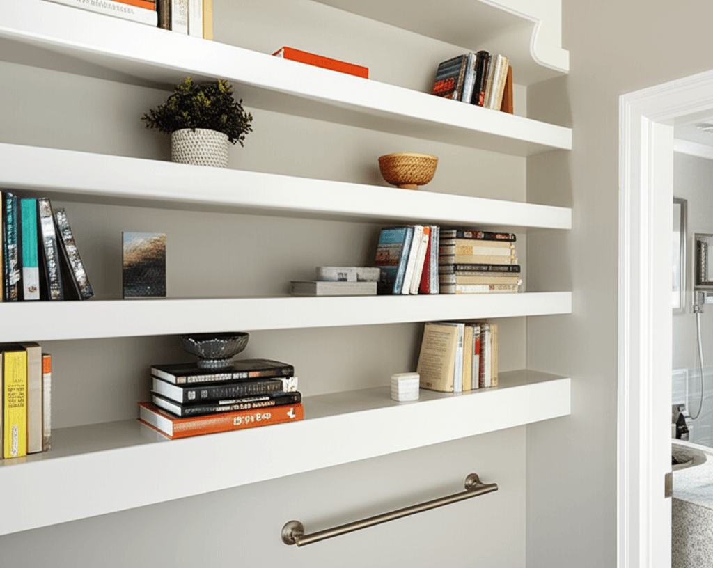 Professional shelf & fixtures installation project by RenoHouse in Richmond Hill — shelf installation toronto