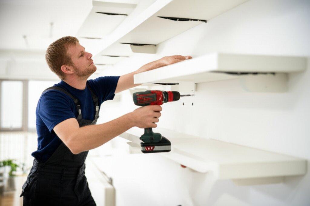 Shelf & Fixtures Installation services in Richmond Hill — licensed floating shelf install near me