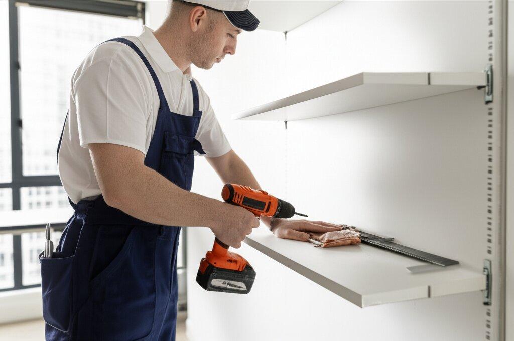 Shelf & Fixtures Installation services in Toronto — licensed floating shelf install near me