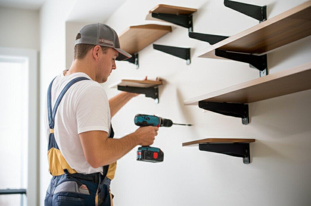Shelf & Fixtures Installation services in Vaughan — licensed floating shelf install near me