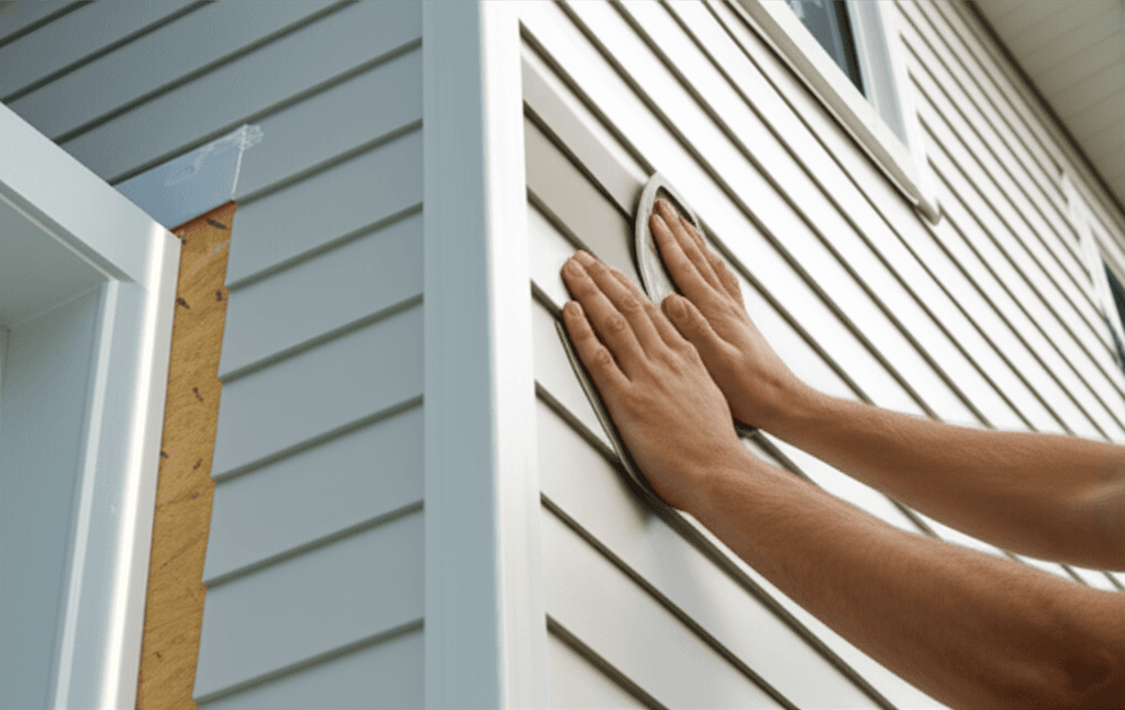 Professional siding installation & repair project by RenoHouse in Brampton — deck boards