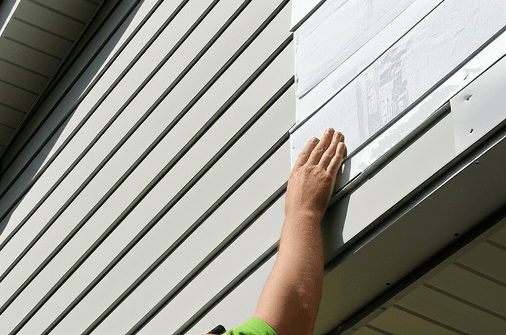 Professional siding installation & repair project by RenoHouse in Uxbridge — deck boards