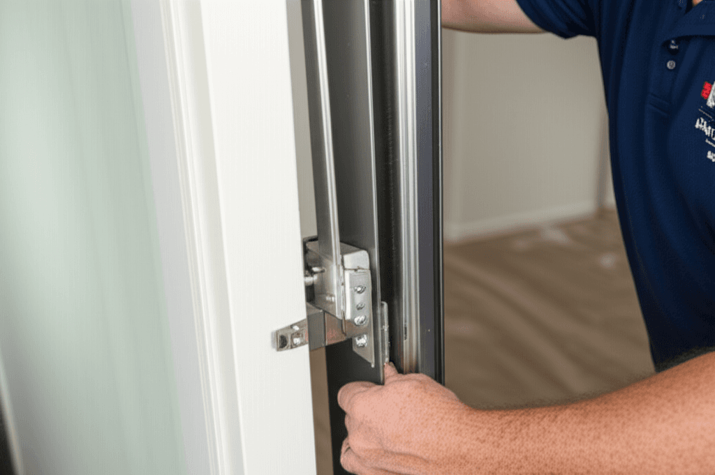 Professional sliding door repair & installation project by RenoHouse in Scarborough — exterior doors