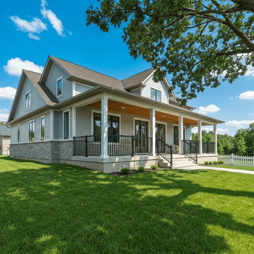 Professional storm door installation project by RenoHouse in Ajax — exterior doors