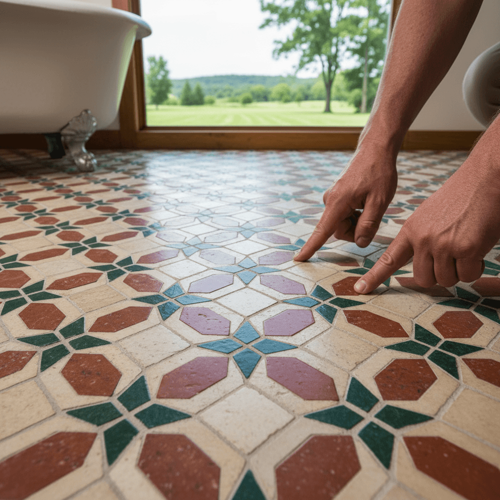 Professional tile flooring installation project by RenoHouse in Clarington — wood flooring