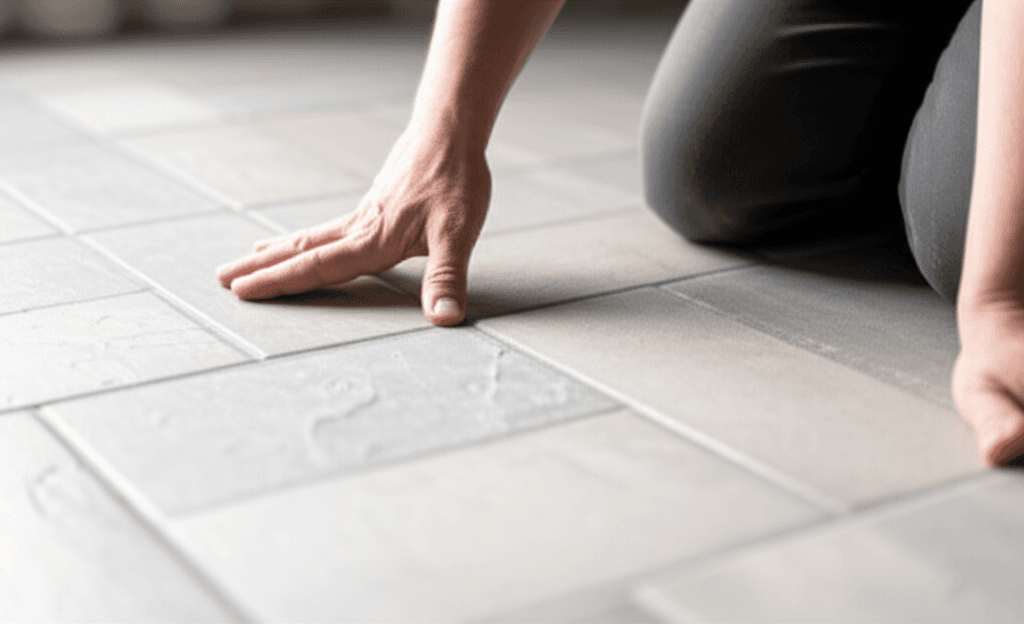 Professional tile flooring installation project by RenoHouse in Whitby — wood flooring