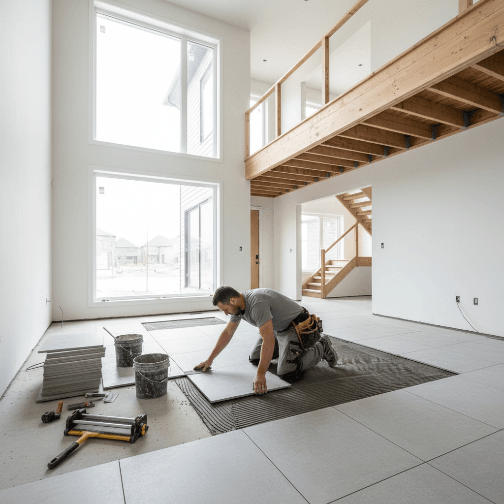 Tile Flooring Installation services in Brampton — licensed tile installation near me